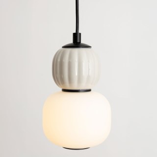 LAMPA WISZACA MODERN 5W, OPAL + LIGHT GREY