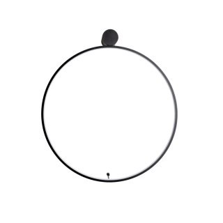 KINKIET VISUAL, CZARNY 60cm