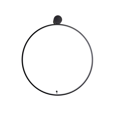 KINKIET VISUAL, CZARNY 60cm