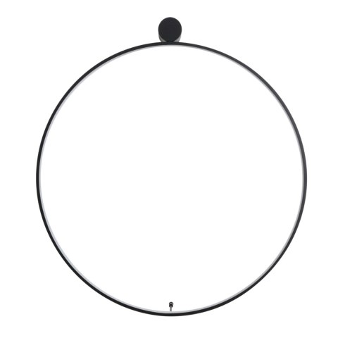 KINKIET VISUAL, CZARNY 80cm