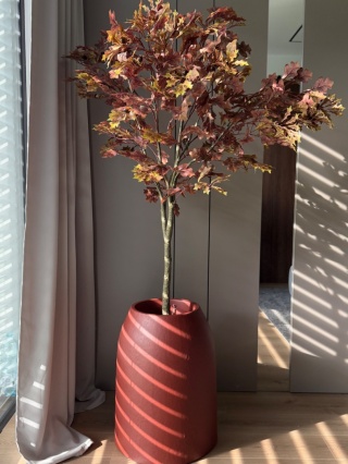 EARTH Bold, donica strukturalna, nowoczesna, śr. 48cm x wys. 60cm