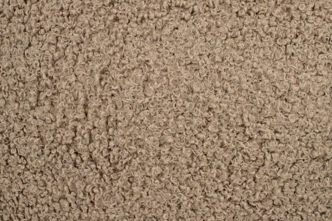 Fotel bujany PLUSH TEDDY ciemny beżowy tapicerowany