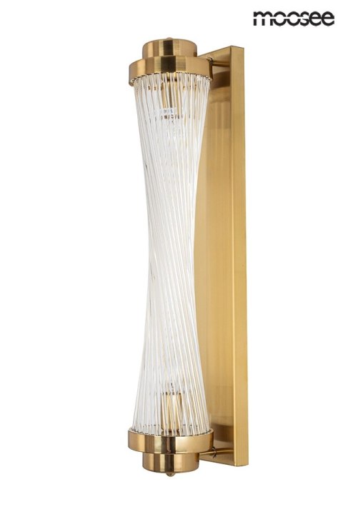 Lampa ścienna COLUMN 60 złota