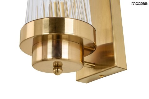 Lampa ścienna COLUMN 60 złota