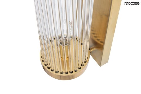 Lampa ścienna COLUMN 60 złota