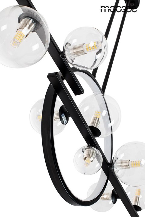 Lampa wisząca ALURE LINE TWIN 120 czarna