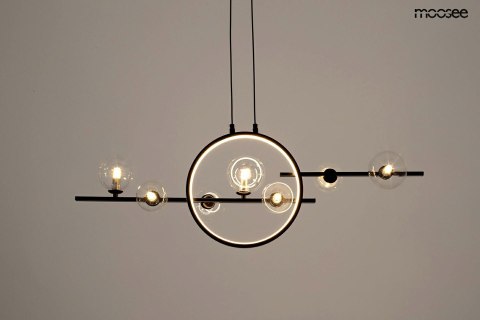 Lampa wisząca ALURE LINE TWIN 90 czarna