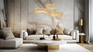 Lampa wisząca LIBERTY 3A złota