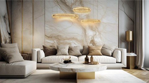 Lampa wisząca LIBERTY 3A złota