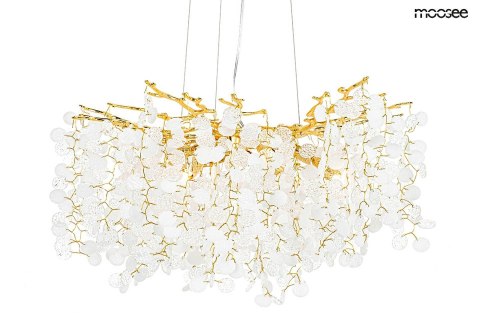 Lampa wisząca RIVIERA 80 złota